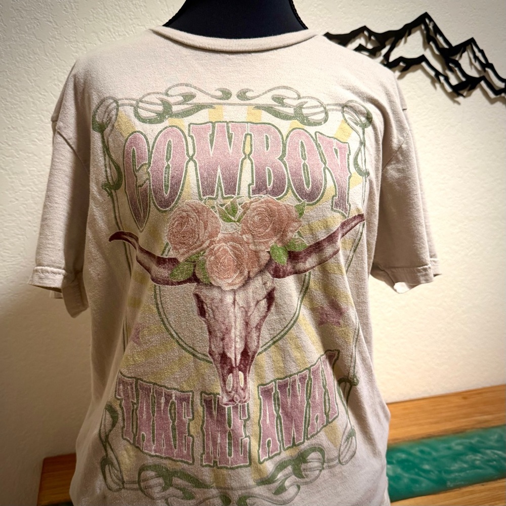 Cowboy Take Me Away Graphic T-Shirt